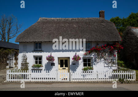 Bella unifamiliari cottage vicino Gunwalloe Cornovaglia Foto Stock