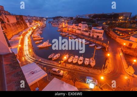 Ciutadella. Minorca. Isole Baleari. Spagna. Europa Foto Stock