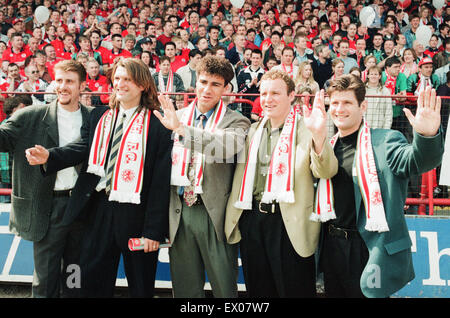 Middlesbrough 2-1 Luton, League Division One corrispondono a Ayresome Park, domenica 30 aprile 1995. L'ultima partita giocata a Ayresome Park. Addio a Ayresome Park. Foto Stock