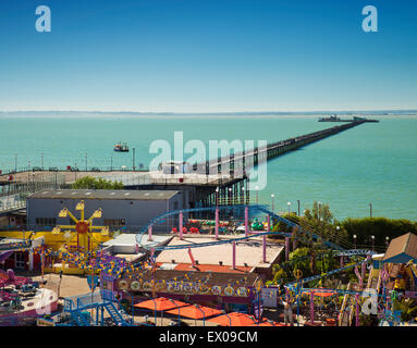 Molo di Southend. Foto Stock