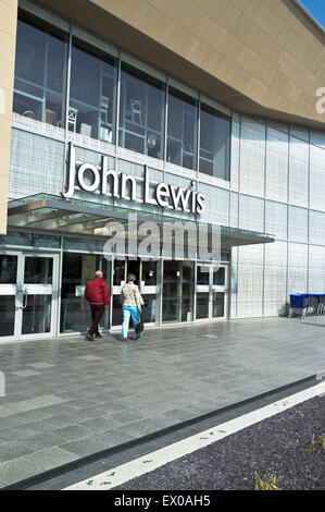 negozio dh John Lewis UK John Lewis Shoppers on Retail Park Monks Cross York Shopping Center Outlets Department Shopper Foto Stock