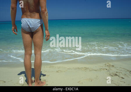 ITA, Italia, Sardegna, presso la spiaggia del sud Sardegna. ITA, Italien, Sardinien, am Strand von Sued-Sardinien. Foto Stock