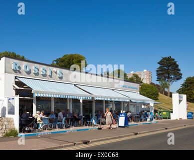 Rossi gelateria, Western Esplande, Southend on Sea, Essex. Foto Stock