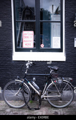 Bike in Amsterdam Foto Stock