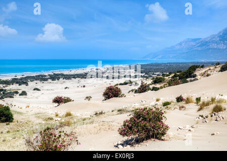 Spiaggia di Patara, Lycia, Kalkan, Antalya, Turchia Foto Stock