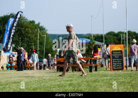 Luogo Glynde, Sussex, Regno Unito. 03 Luglio, 2015. Amore sommo Jazz Festival. . Primo giorno del festival. Credito: Francesca Moore/Alamy Live News Foto Stock