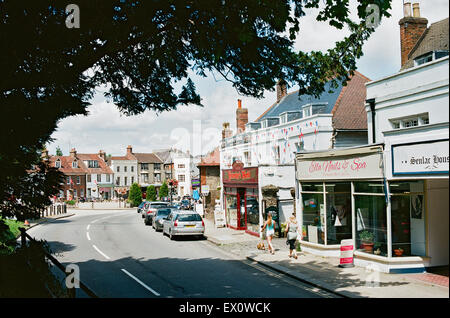 High Street a Battle, East Sussex, Sud Est REGNO UNITO Foto Stock