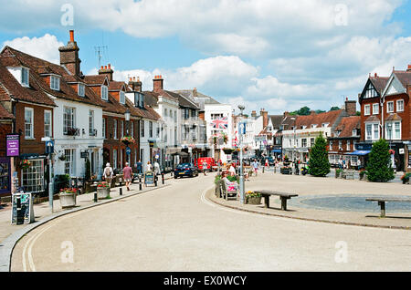 Centro città a Battle, East Sussex, vicino a Hastings, Regno Unito Foto Stock