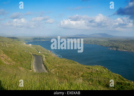 Sky Road vicino a Clifden Connemara County Galway Eire Repubblica di Irlanda Foto Stock