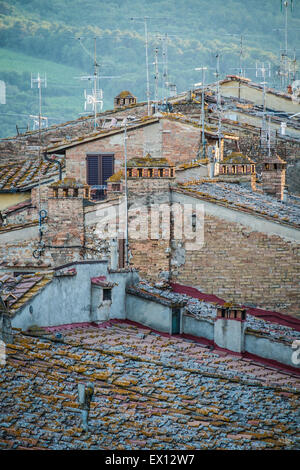 San Gimignano in Provincia di Siena, Toscana, Italia Foto Stock
