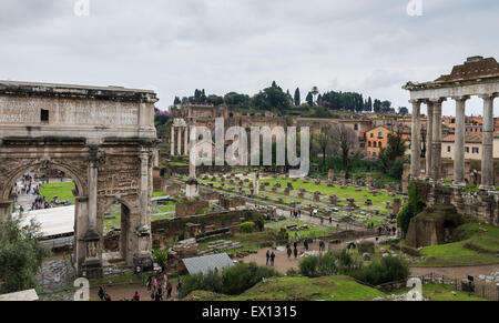 Arco di Settimio Severo Foto Stock