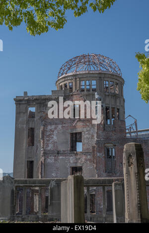 A-Bomb Dome Hiroshima Foto Stock