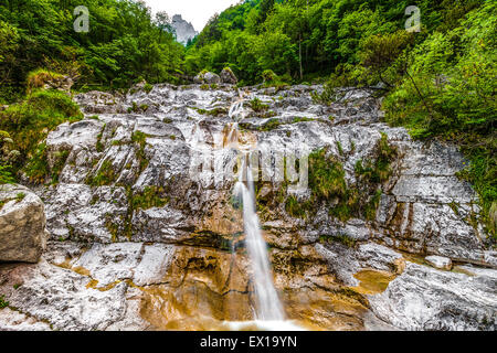 Italia Veneto Valle del Mis Cadini del Brenton Dolomiti Bellunesi Foto Stock