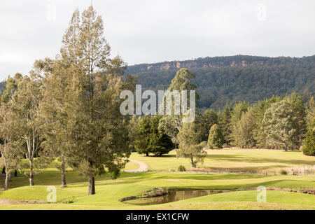 Kangaroo Valley golf course, southern highlands, Nuovo Galles del Sud, Australia Foto Stock