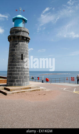 Faro Teignmouth Devon England Regno Unito Foto Stock