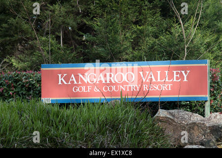 Kangaroo Valley Golf e Country resort, Southern Highlands, Nuovo Galles del Sud, Australia Foto Stock