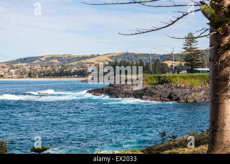 Kiama una popolare località turistica sulla costa sud del New South Wales, Australia Foto Stock