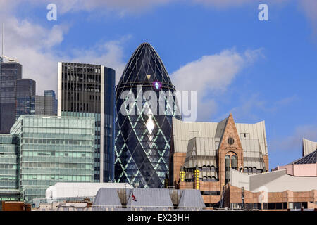 Il Gherkin Building a Londra è stato insignito di un Istituto Reale degli Architetti Britannici Premio Stirling Foto Stock