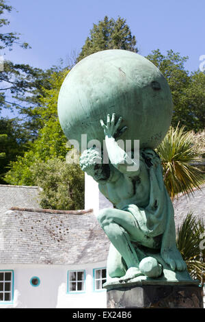 Il Italianamente resort villaggio di Portmeirion Foto Stock