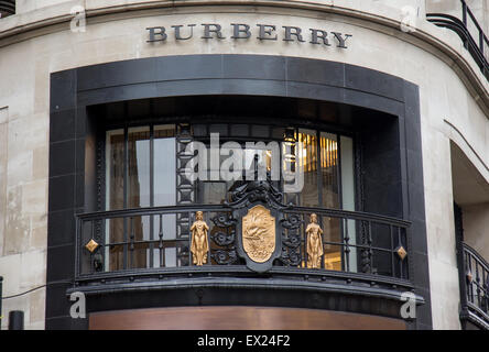 Burberry group è un lusso britannico della casa di moda di Londra. Foto Stock