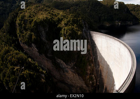 Gordon Dam - Tasmania - Australia Foto Stock