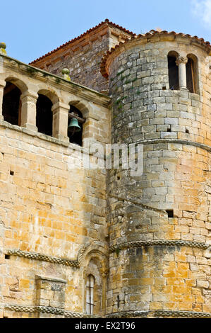 Chiesa Collegiata, Santillana del Mar, Cantabria, SPAGNA Foto Stock