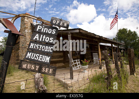 Il Pinos Altos Museo storico ha rivelato alcune buone pepite di informazioni a proposito di questo oro antico centro minerario. Foto Stock