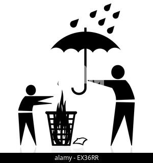 Vita di famosi simboli Illustrazione Vettoriale