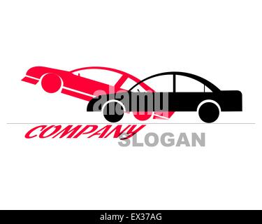 Auto logo azienda Illustrazione Vettoriale