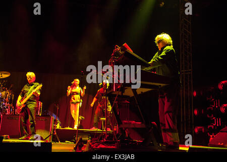 American rock band Toto durante il concerto a Lubiana Foto Stock