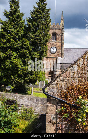 Giles Church, Matlock, Derbyshire, Inghilterra Foto Stock