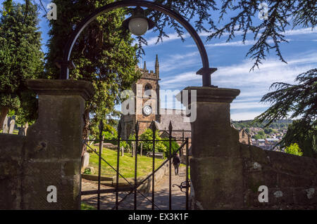 Giles Church, Matlock, Derbyshire, Inghilterra Foto Stock