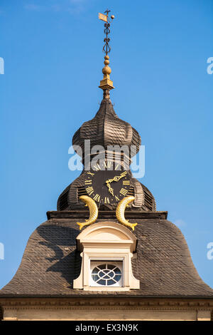 DEU, in Germania, in Renania settentrionale-Vestfalia, regione Muensterland, moated castle Anholt in Isselburg. DEU, Deutschland, Nordrhein-Westf Foto Stock