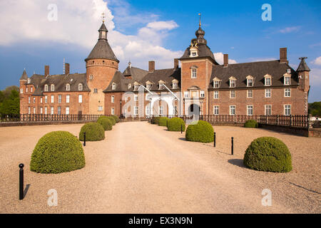 DEU, in Germania, in Renania settentrionale-Vestfalia, regione Muensterland, moated castle Anholt in Isselburg. DEU, Deutschland, Nordrhein-Westf Foto Stock