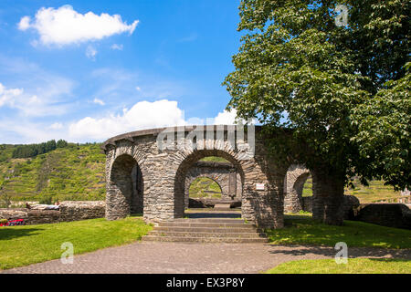 L'Europa, Germania, Renania-Palatinato, Andernach, il baluardo presso il fiume Reno [come stazione doganale, la struttura è servita a Foto Stock