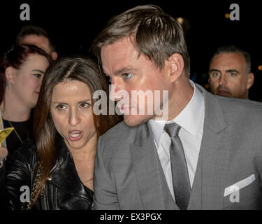 Sydney, Australia - Luglio 06, 2015: Channing Tatum arriva presso il 'Magic Mike XXL' Australian premiere sulla luglio 06, 2015 a Sydney, in Australia. Credito: MediaServicesAP/Alamy Live News Foto Stock