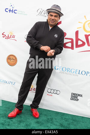 L'Ottava annuale George Lopez Celebrity Golf Classic presentato da Sabra - Arrivi con: George Lopez dove: Toluca Lake, California, Stati Uniti quando: 04 maggio 2015 C Foto Stock