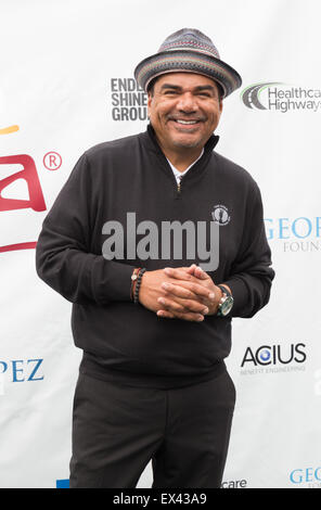 L'Ottava annuale George Lopez Celebrity Golf Classic presentato da Sabra - Arrivi con: George Lopez dove: Toluca Lake, California, Stati Uniti quando: 04 maggio 2015 C Foto Stock