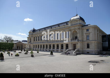 Il Jardin des Plantes giardino botanico in Parigi Francia.Muséum National d'histoire Naturelle. Foto Stock