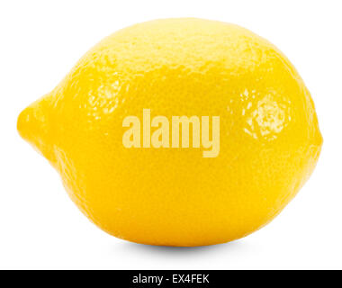 Limone isolata su uno sfondo bianco. Foto Stock