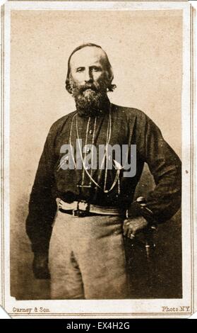 Giuseppe Garibaldi, da Cesare et Luigi Bernieri - 1861 Foto Stock