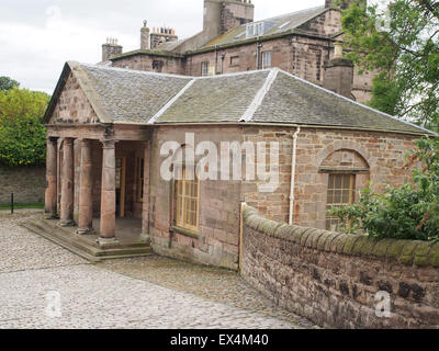 La protezione principale è una residenza georgiana casa di guardia dalla batteria a salve a Berwick-upon-Tweed in Northumberland, Inghilterra. Foto Stock