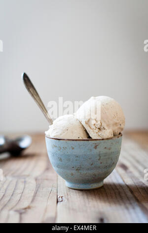 Vegan vanilla bean ice cream Foto Stock