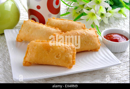 Samosa cinese Foto Stock