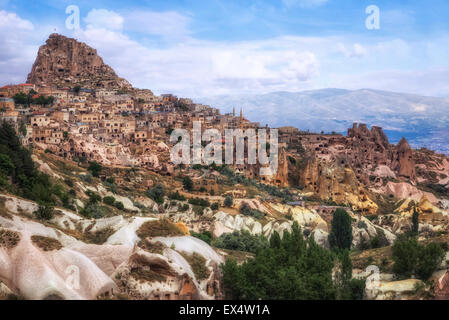 Pigeon Valley, Uchisar, Goereme, Cappadocia, Anatolia, Tuerkey Foto Stock