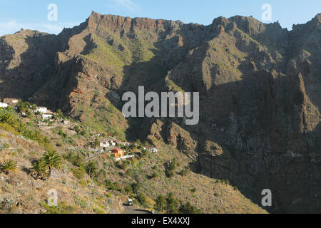 Teno massiccio, Masca, Tenerife, Isole Canarie, Spagna Foto Stock