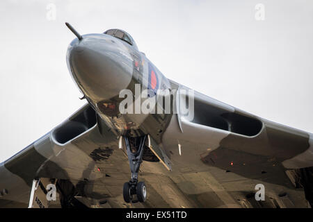 Avro Vulcan xh558 a Shuttleworth Collection 5 Luglio 2015 Foto Stock