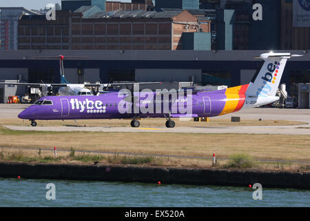 FLYBE Q400 LONDON CITY Foto Stock