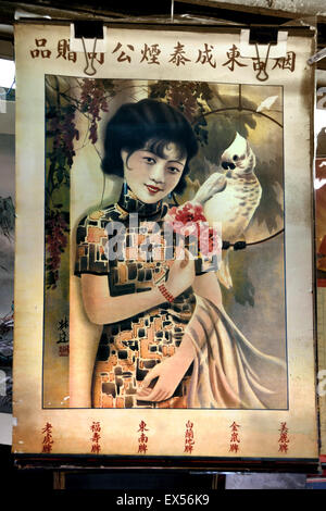 Mercato delle pulci Apliu Street è ben noto per geek shopping - Golden Shopping Arcade Cheung Sha Wan Road Sham Shui Po Kowloon Hong Kong Cina cinese Foto Stock