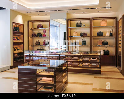 Ferragamo store, luogo di Brookfield nel Battery Park City, NYC, Stati Uniti d'America Foto Stock